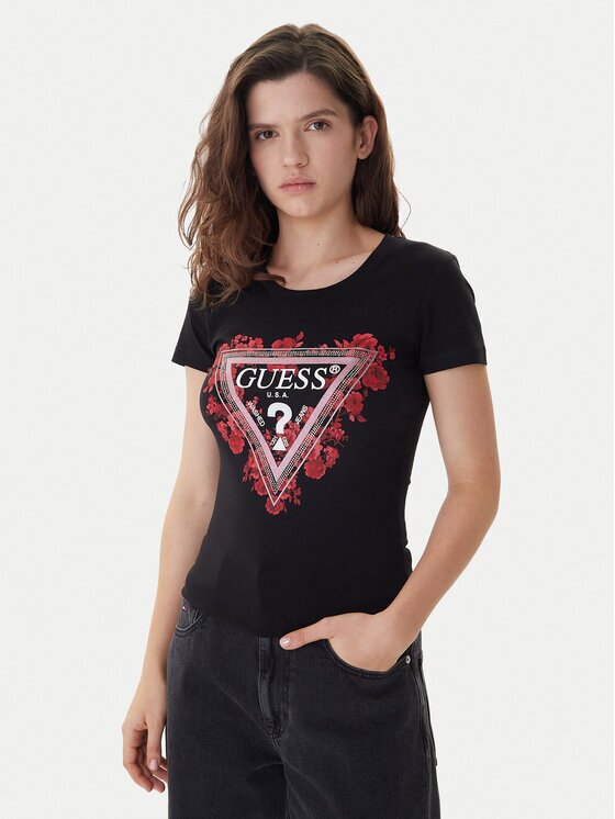 GUESS Tricou W6RI23 J1314 Regular Fit
