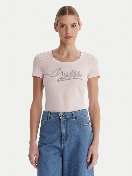 GUESS Tricou W6RI24 J1314 Regular Fit