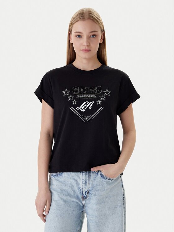 GUESS Tricou W6RI30 I3Z14 Regular Fit