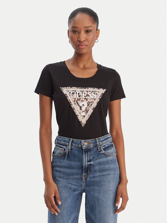 GUESS Tricou W6RI32 J1314 Regular Fit
