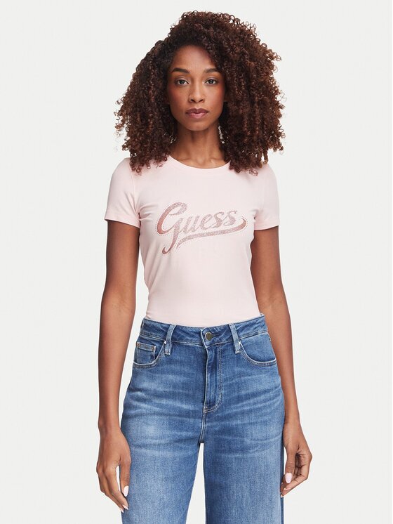 GUESS Tricou W6YI21 K4337 Slim Fit