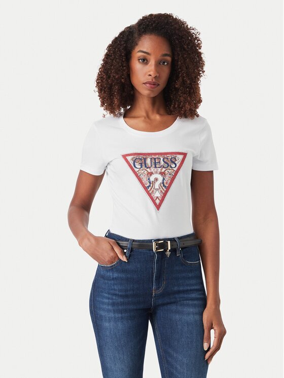 GUESS Tricou W6YI25 K4344 Slim Fit