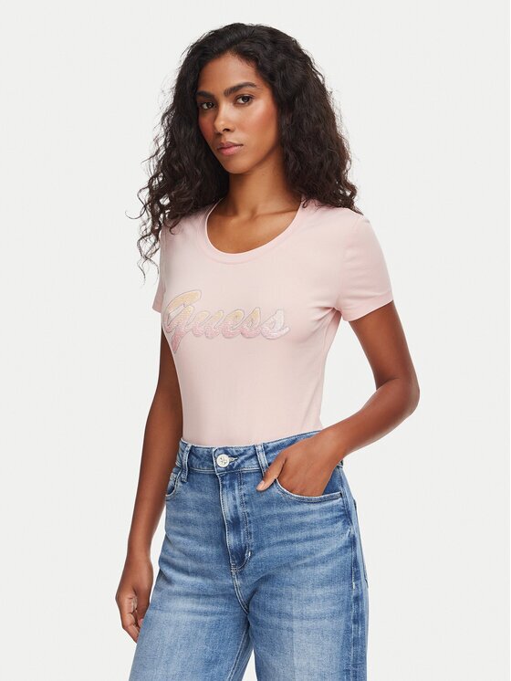 GUESS Tricou W6YI56 K5028 Slim Fit