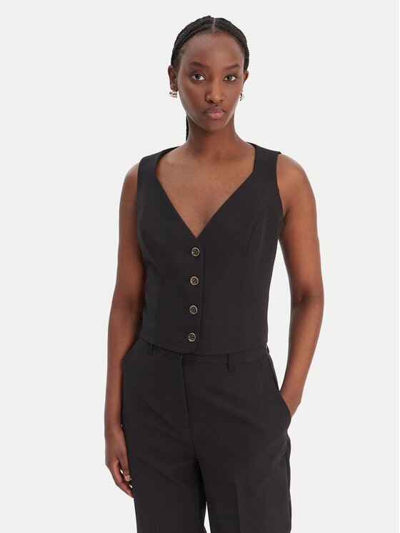 GUESS Vestă elegantă W6RH52 WH9Y2 Regular Fit