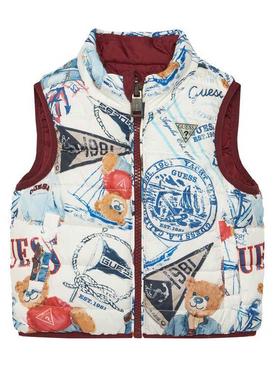 GUESS Vestă N6RL01 WCFM2 Regular Fit