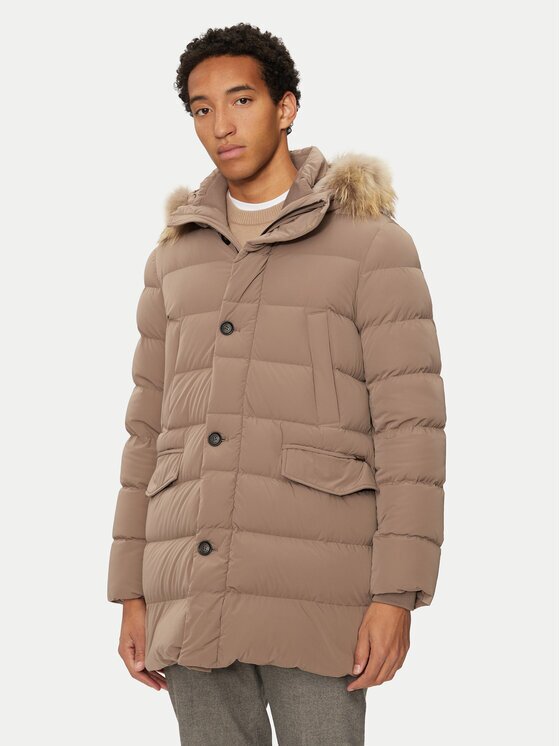 Hetrego Geacă din puf Parker 8N436M Regular Fit