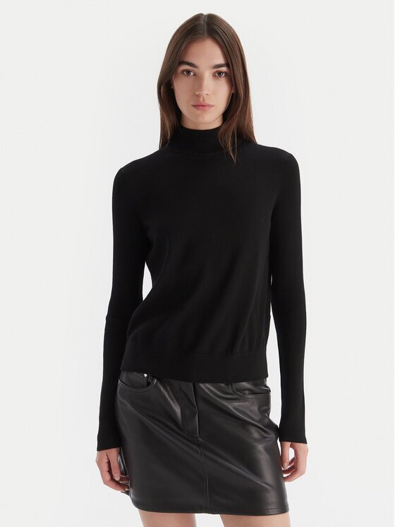 Hugo Bluză cu gât Sedenniak 50549771 Regular Fit