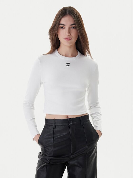 Hugo Bluză Dafilomena_3 50518378 Slim Fit