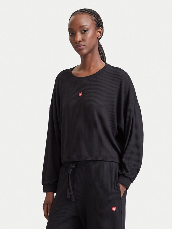 Hugo Bluză Heart 50566668 Relaxed Fit