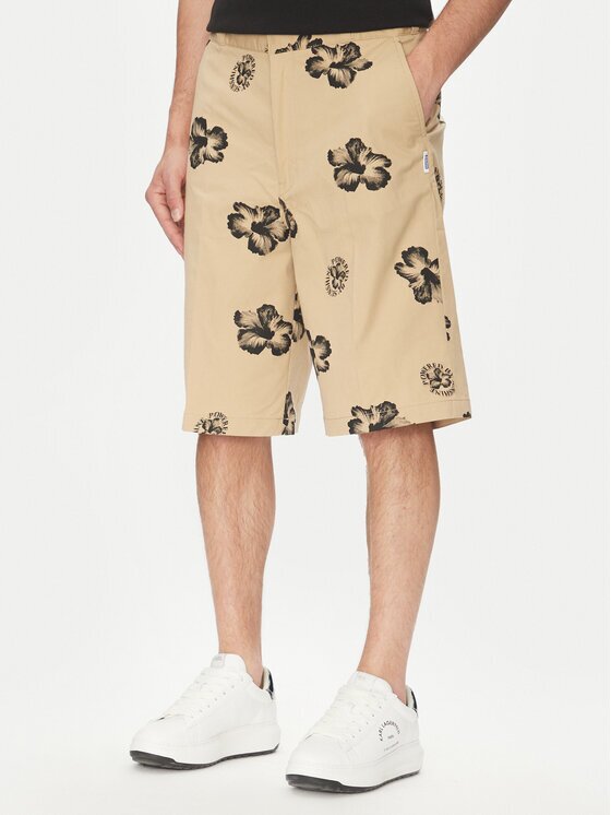 Hugo Pantalon scurți din material Damo242 50542159 Baggy Fit