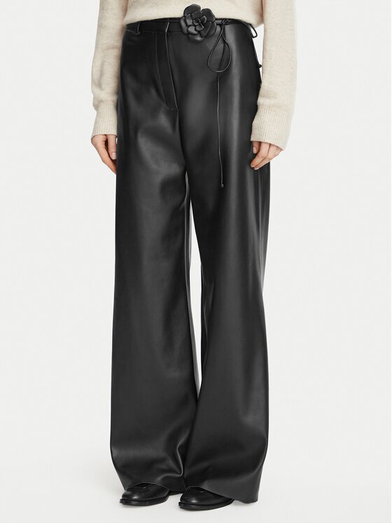 Hugo Pantaloni din imitație de piele Hasmina-2 50571450 Regular Fit