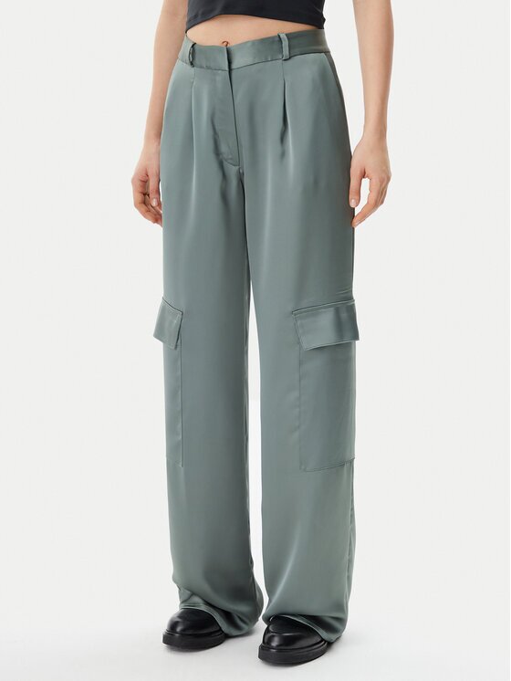 Hugo Pantaloni din material Hanira-1 50530080 Relaxed Fit
