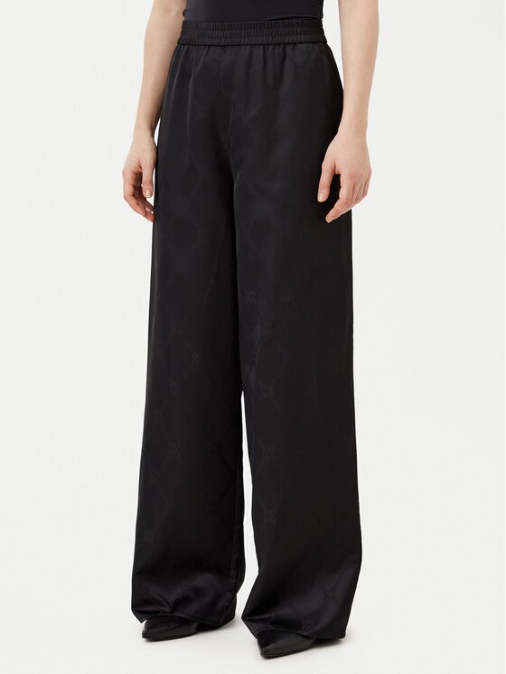 Hugo Pantaloni din material Harida-1 50538802 Relaxed Fit