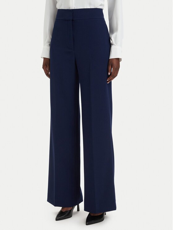 Hugo Pantaloni din material Himia-1 50566604 Wide Leg