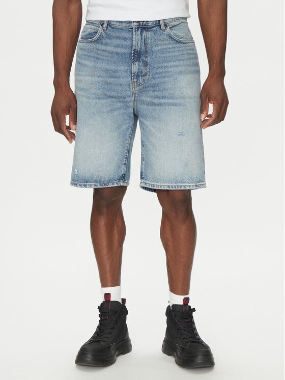 Hugo Pantaloni scurți de blugi 50537709 Regular Fit