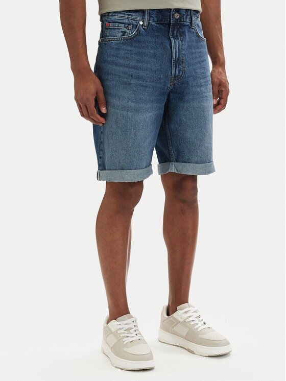 Hugo Pantaloni scurți de blugi 50560386 Tapered Fit