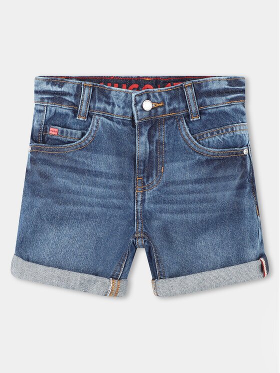 Hugo Pantaloni scurți de blugi G00041 S Regular Fit