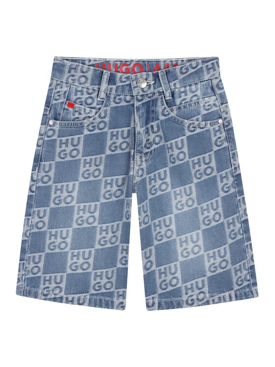 Hugo Pantaloni scurți de blugi G00996 S Loose Fit