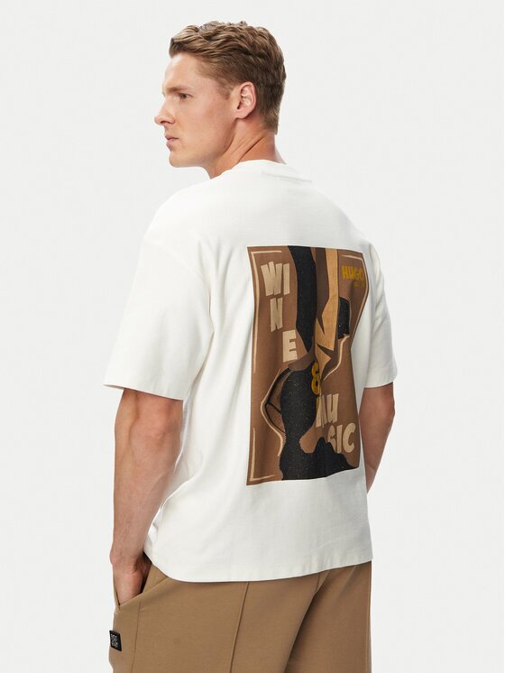 Hugo Tricou Detzi 50563795 Relaxed Fit