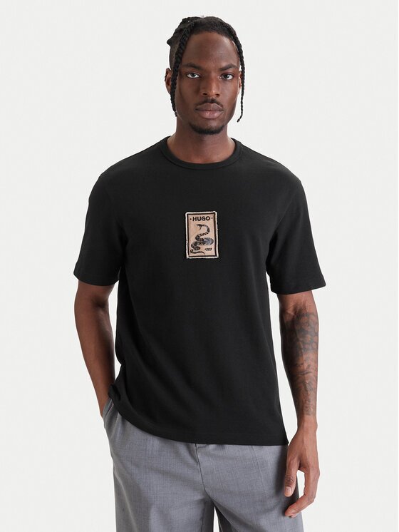 Hugo Tricou Dobul 50558407 Relaxed Fit