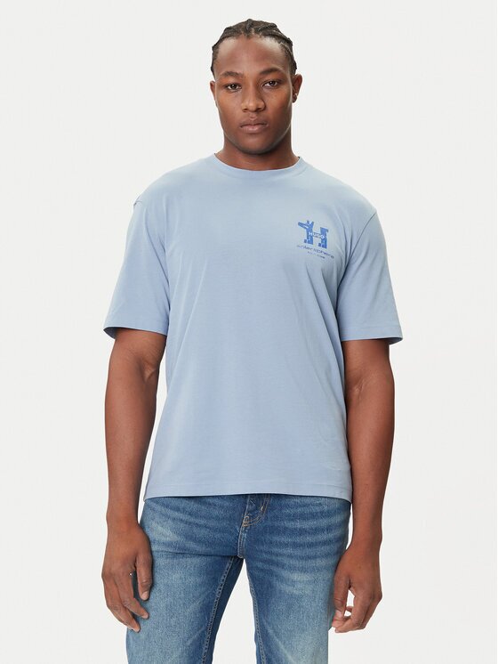 Hugo Tricou Nedix 50543483 Albastru celest Regular Fit