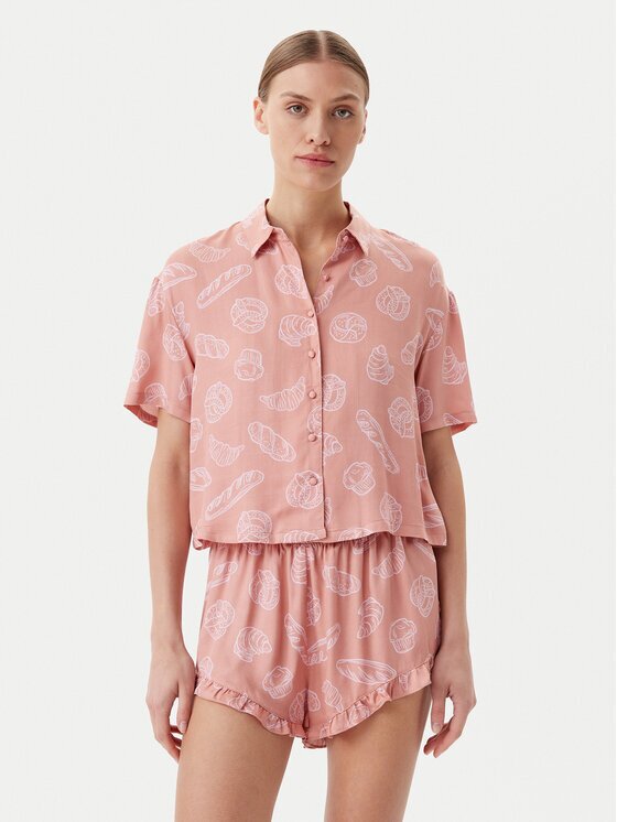 Hunkemoller Cămașă de pijama 301513 Regular Fit