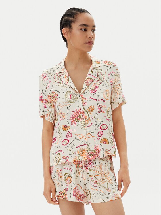 Hunkemoller Cămașă de pijama 302113 Regular Fit