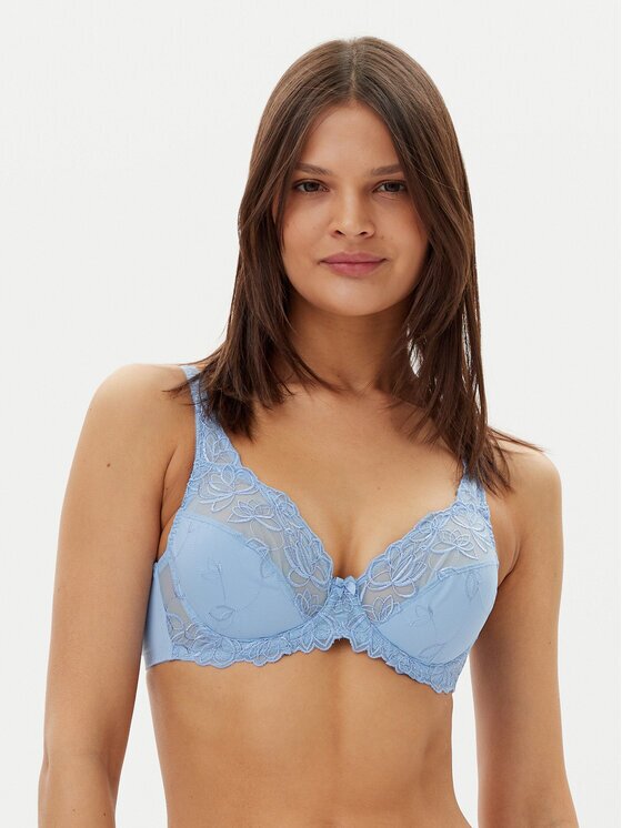 Hunkemoller Sutien cu armătură Diva 301189 Albastru celest