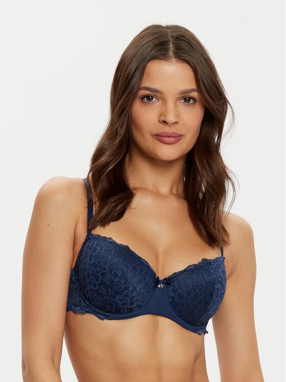 Hunkemoller Sutien cu armătură Marine 206322