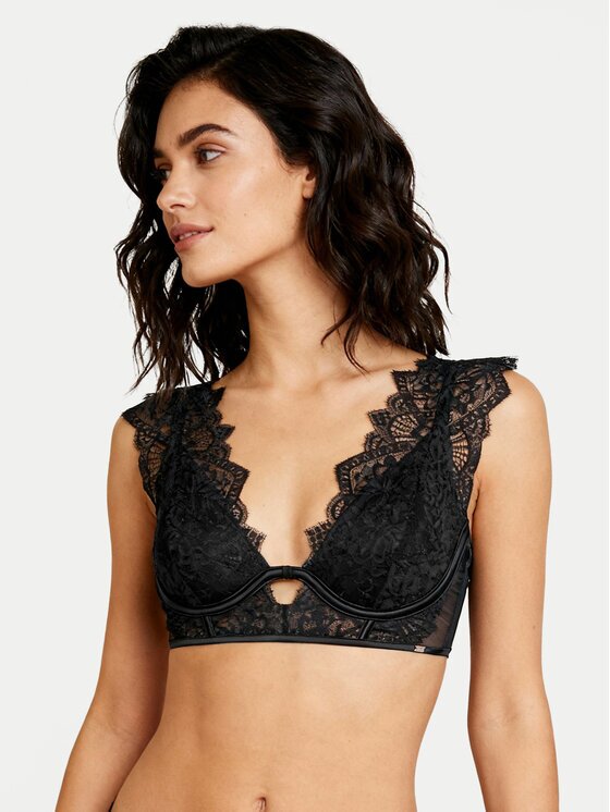 Hunkemoller Sutien cu armătură Zoe Up LL Negru