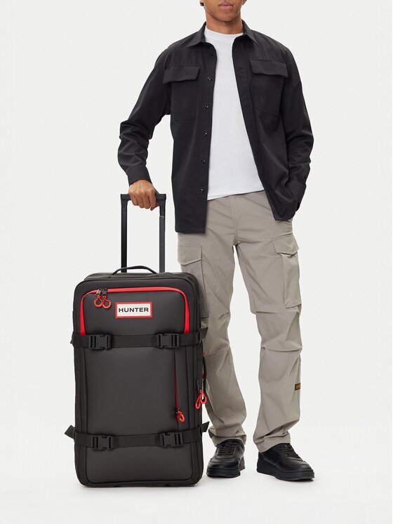 Hunter Valiză mare HTR-WAL-004-L Negru