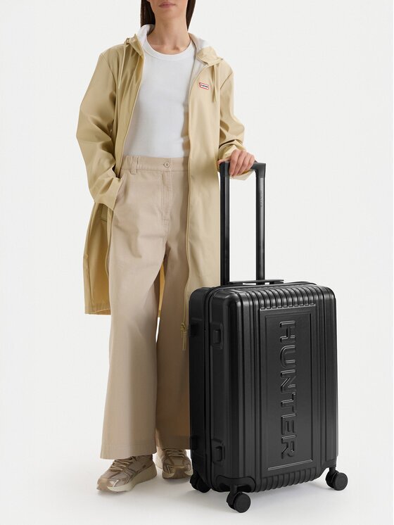 Hunter Valiză medie CEO--M-001-08-BLACK Negru