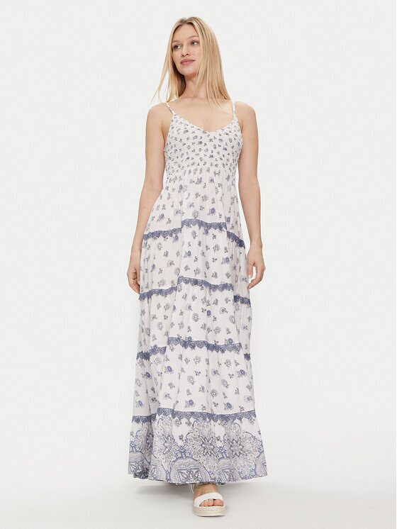 ICONIQUE Rochie de vară Joy IC24-038 Écru Regular Fit
