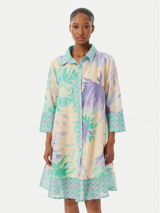 ICONIQUE Rochie tip cămașă Madeira IC26-062 Relaxed Fit