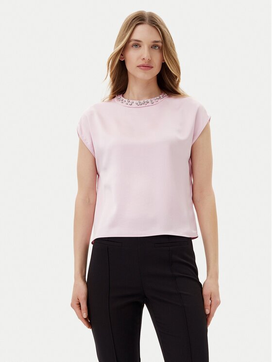 Imperial Bluză RIC3JBA Roz Regular Fit