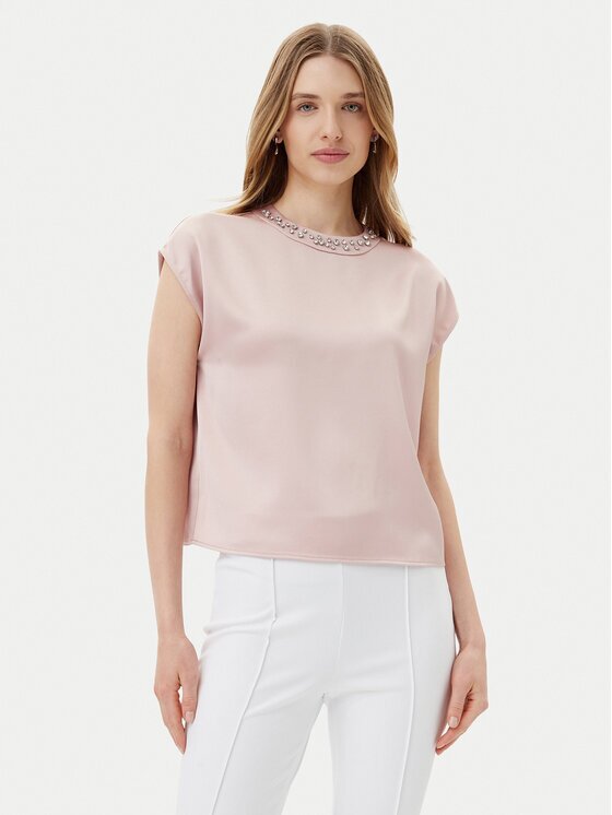 Imperial Bluză RIC3JBA Roz Regular Fit