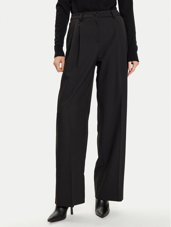 Imperial Pantaloni din material P1U5IIC Wide Leg