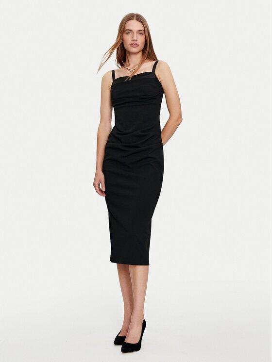 Imperial Rochie cocktail AFAHIAW Negru Slim Fit