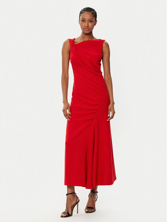 Imperial Rochie cocktail AFATIKP Roșu Slim Fit