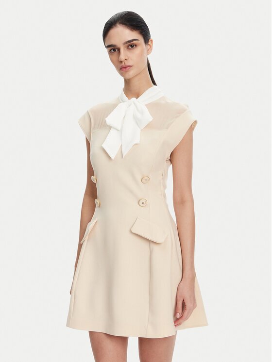Imperial Rochie cocktail AFJJJKP Écru Regular Fit