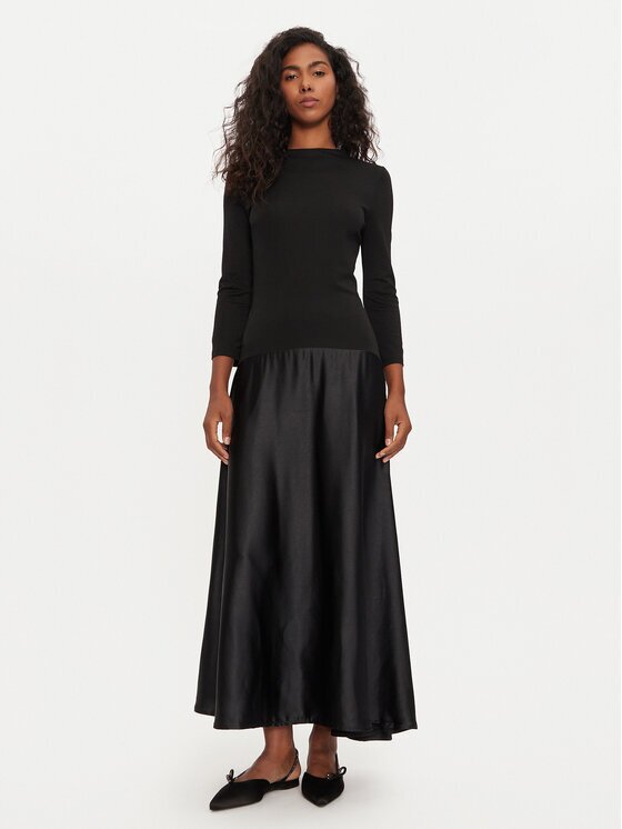 Imperial Rochie de zi AFBFIMU Negru Regular Fit