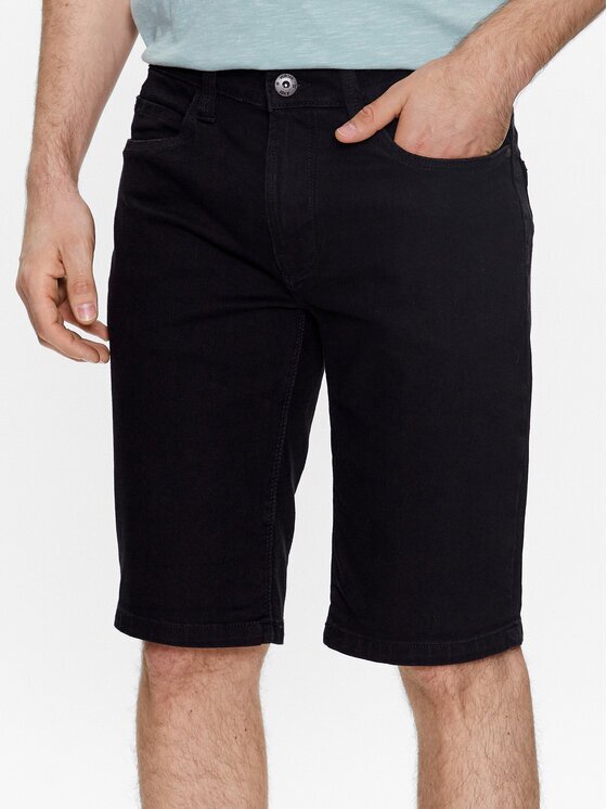 INDICODE Pantaloni scurți de blugi Kaden 70-100 Negru Regular Fit