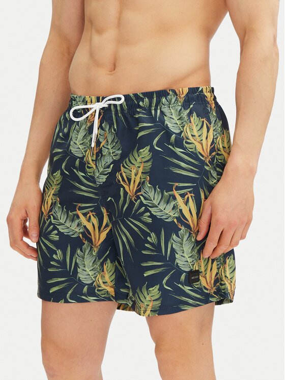 INDICODE Pantaloni scurți pentru înot Intonino 70-890 Verde Regular Fit