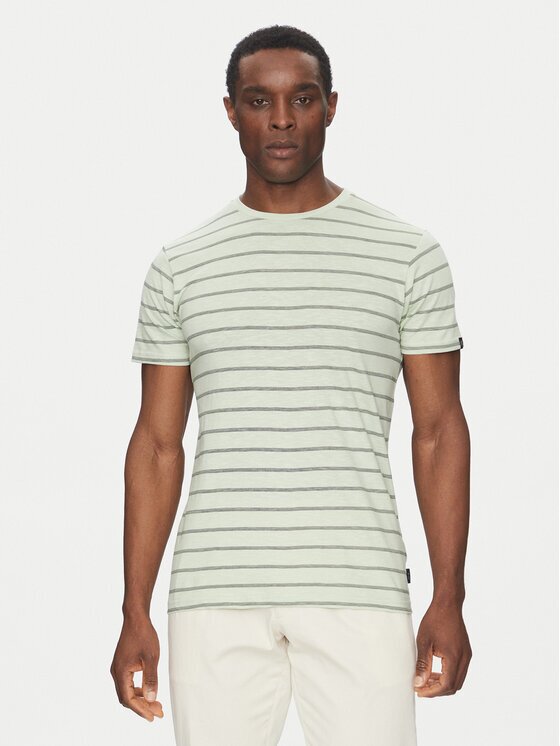 INDICODE Tricou Inrima 41-168 Verde Regular Fit
