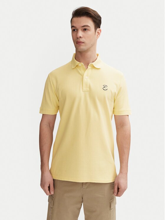 INDICODE Tricou polo Wadim 40-913 Bej Regular Fit