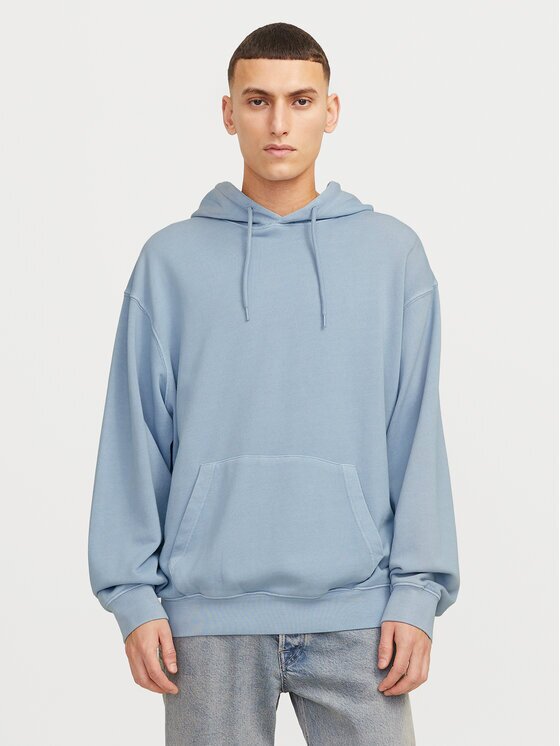Jack & Jones Bluză Charge 12268272 Albastru celest Loose Fit
