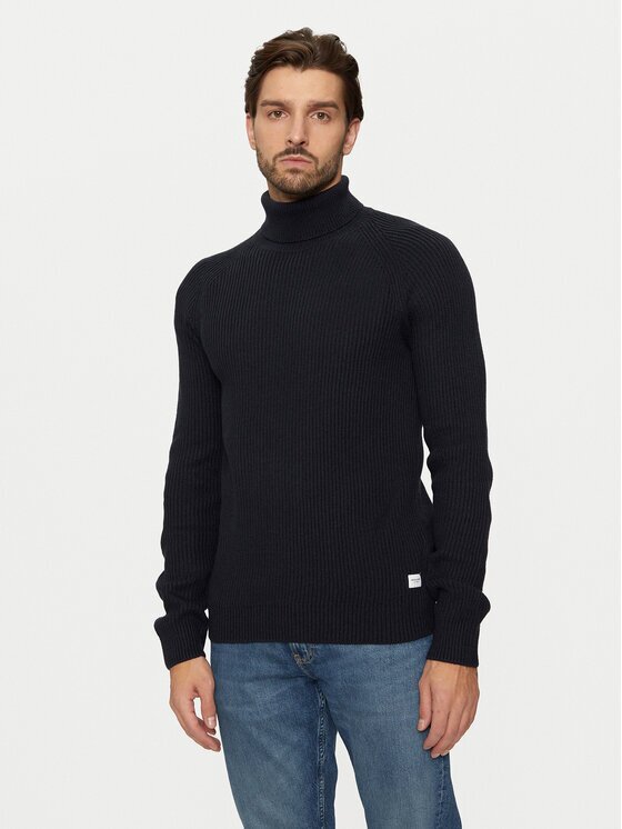 Jack & Jones Bluză cu gât Pannel 12258472 Regular Fit