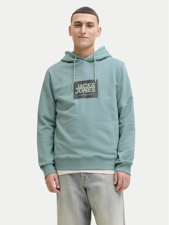 Jack & Jones Bluză Jjrain Sweat Hood 12288098 Regular Fit