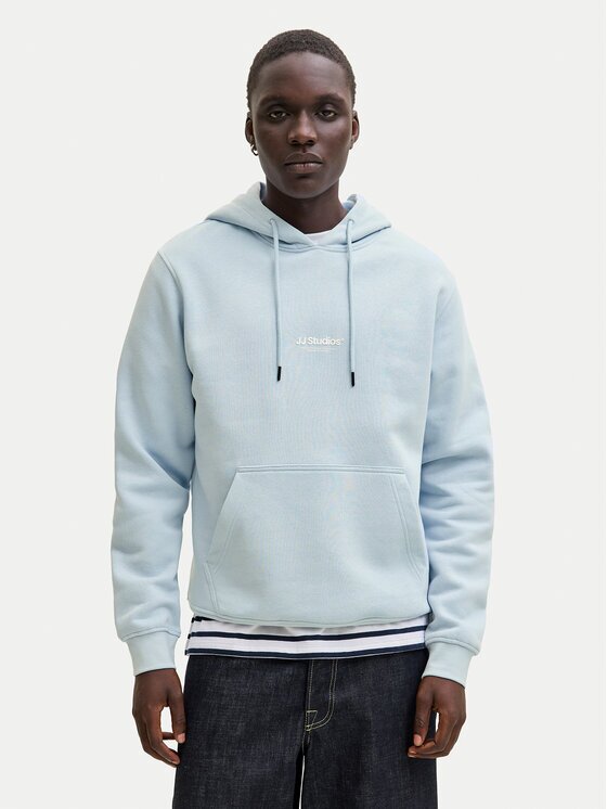 Jack & Jones Bluză Soho 12278789 Albastru celest Relaxed Fit