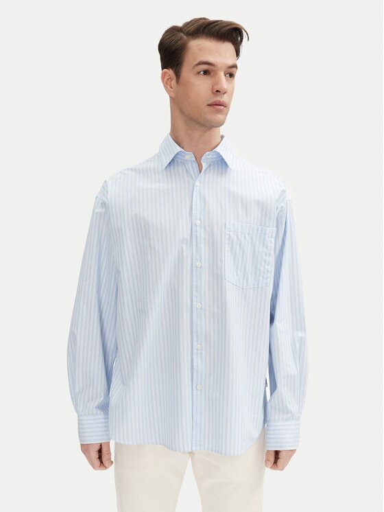 Jack & Jones Cămașă Atlas 12271085 Albastru celest Wide Fit